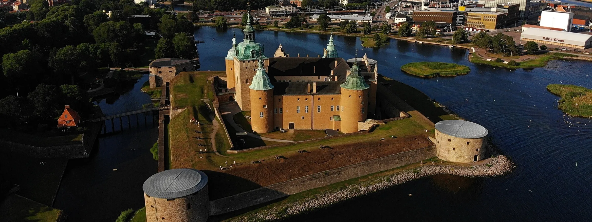 Flygfoto över Kalmar