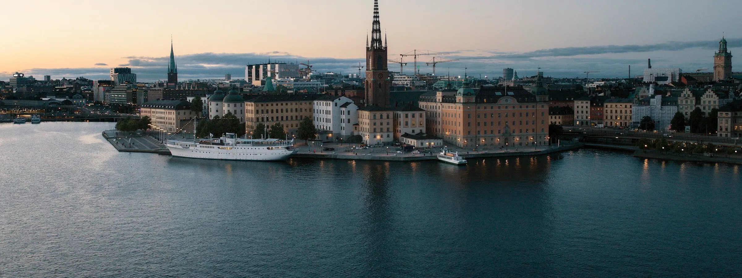 Flygfoto över Stockholm