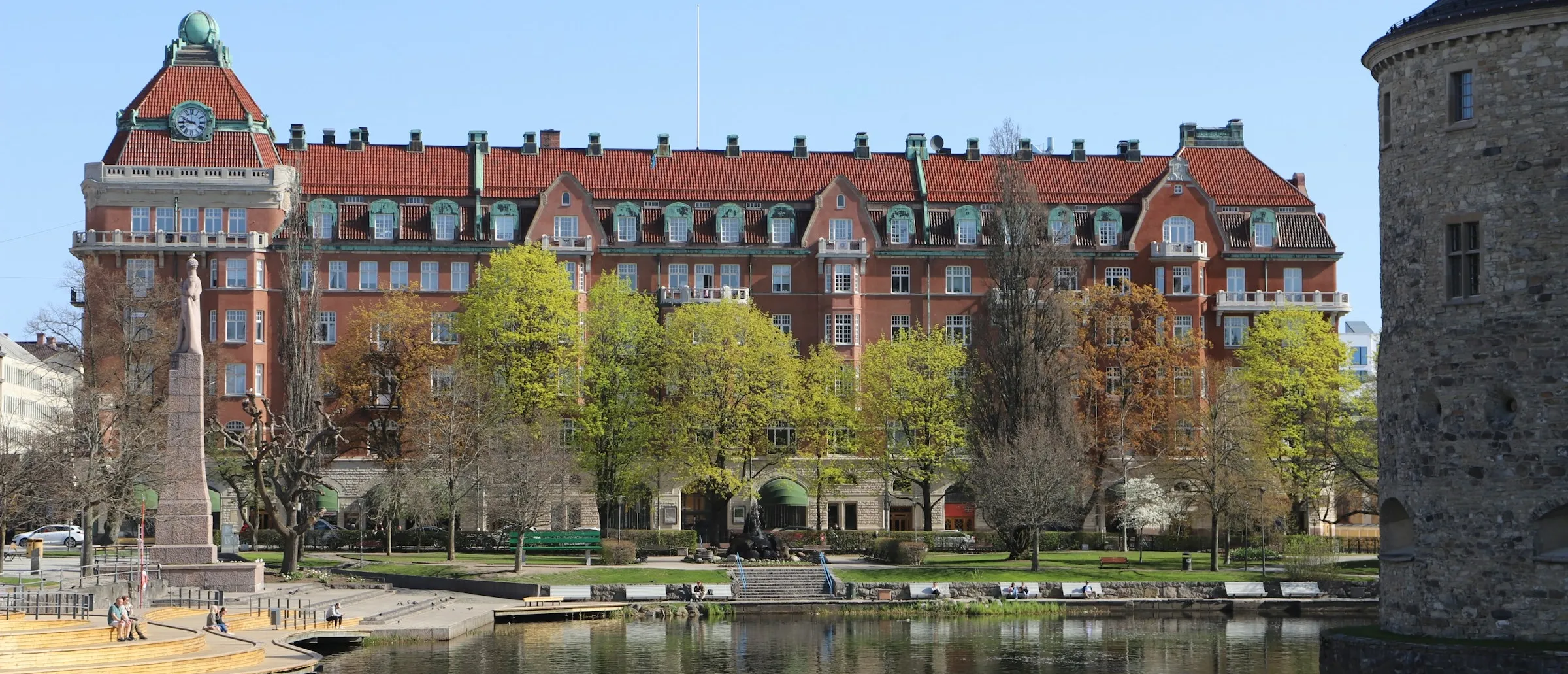 Flygfoto över Örebro
