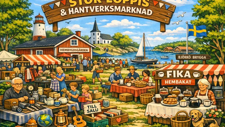 Björkö Allting - Stor loppis på hembygdsgården – Väddö