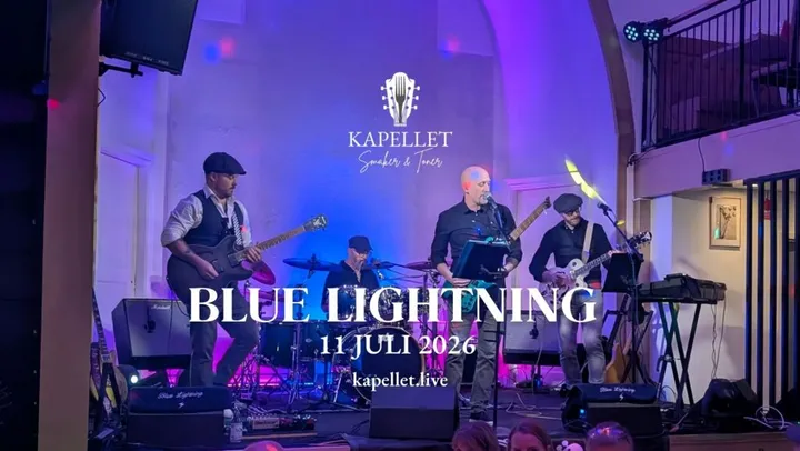 Blue Lightning live på kapellet – Norrtälje