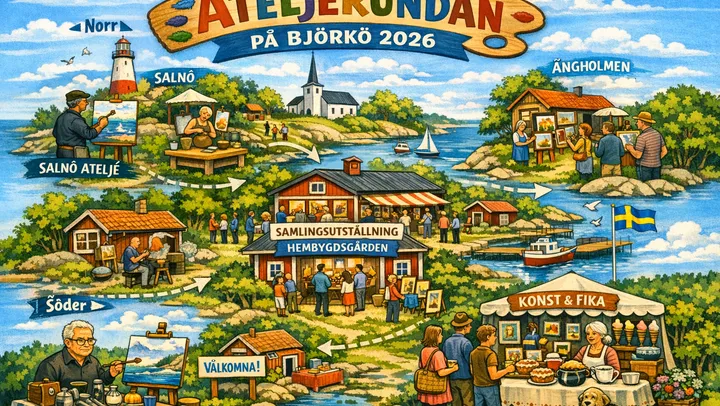 Ateljérundan på Björkö 2026 – Väddö