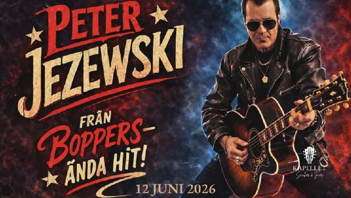 Peter Jezewski från Boppers-ända hit – Norrtälje