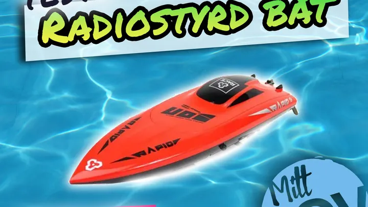 Kör radiostyrd båt – Älmsta