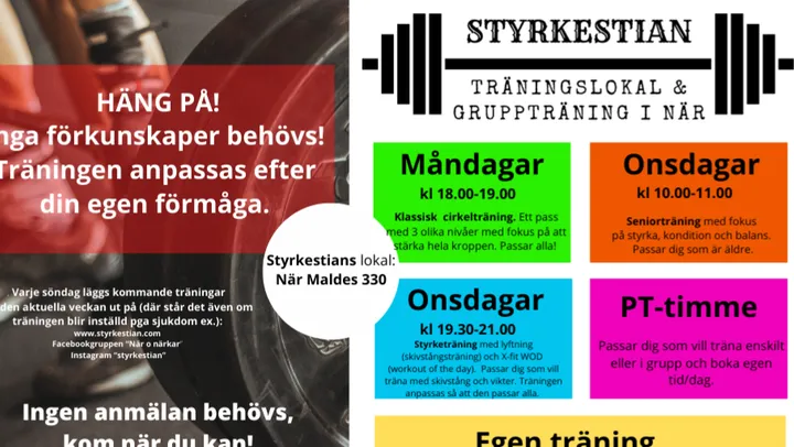 Seniorträning i När – Stånga