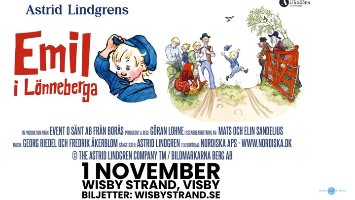 Emil i Lönneberga 1:a november – Visby