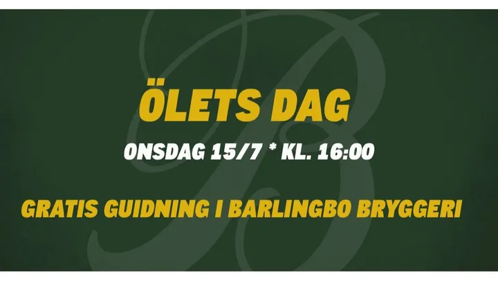 Ölets Dag – gratis guidning i Barlingbo Bryggeri – Visby