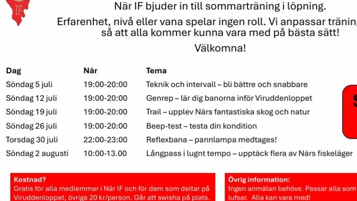 Löpträning vuxna – Stånga
