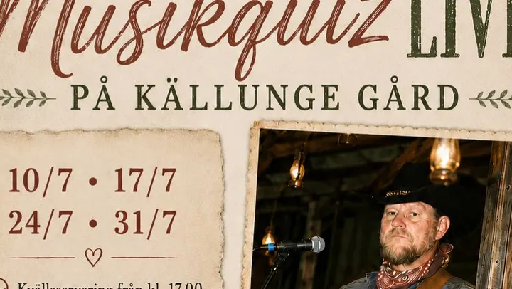 MUSIKQUIZ LIVE PÅ KÄLLUNGE GÅRD – VISBY