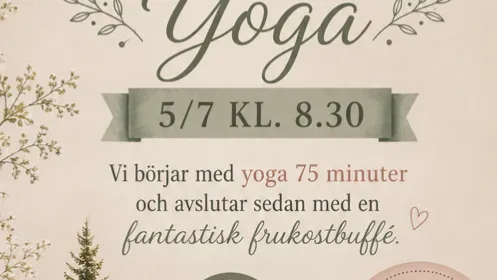 YOGA & FRUKOSTBUFFE´ KÄLLUNGE GÅRD – VISBY