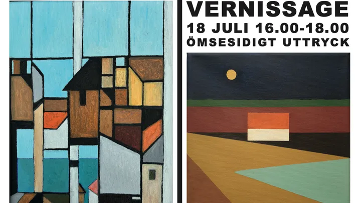 Vernissage Anders Berghel & Marie Löfqvist ställer ut på Suderverket – Burgsvik