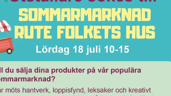 Sommarmarknad i Rute – Lärbro