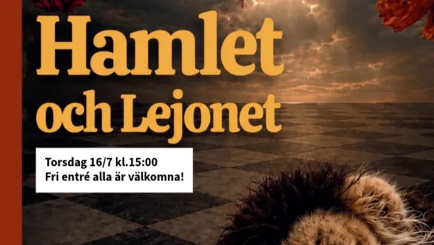 🎭🦁 Gratis teater i Bingeby! Teatervagnen med pjäsen: Hamlet och Lejonet – Visby