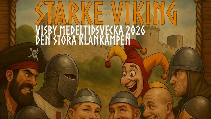 KLAN-KAMPEN – Starke Vikings Styrkeshow på Medeltidsarenan – Visby