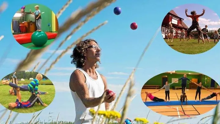 Magnus cirkusskola  och sommarpraktikanterna i  Plantaget – Paviljongen i Plantaget, Vänersborg