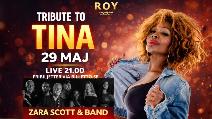 Tribute to Tina by Zara Scott & Band - Fribiljetter – Mölndal