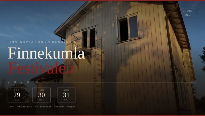 Finnekumlafestivalen 2026 – Vegby