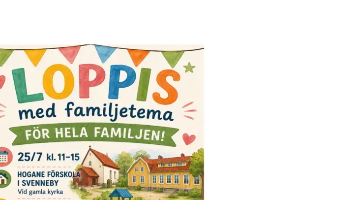 Familjeloppis – Svenneby - Hoganeskolhus