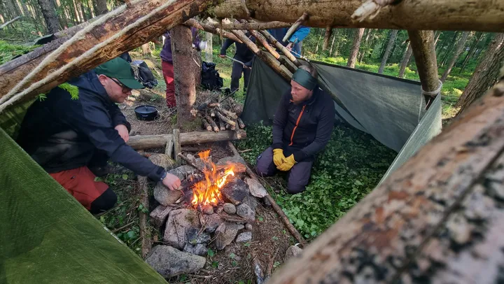 Överlevnadsdygn - 24  timmar i skogen augusti – Borås