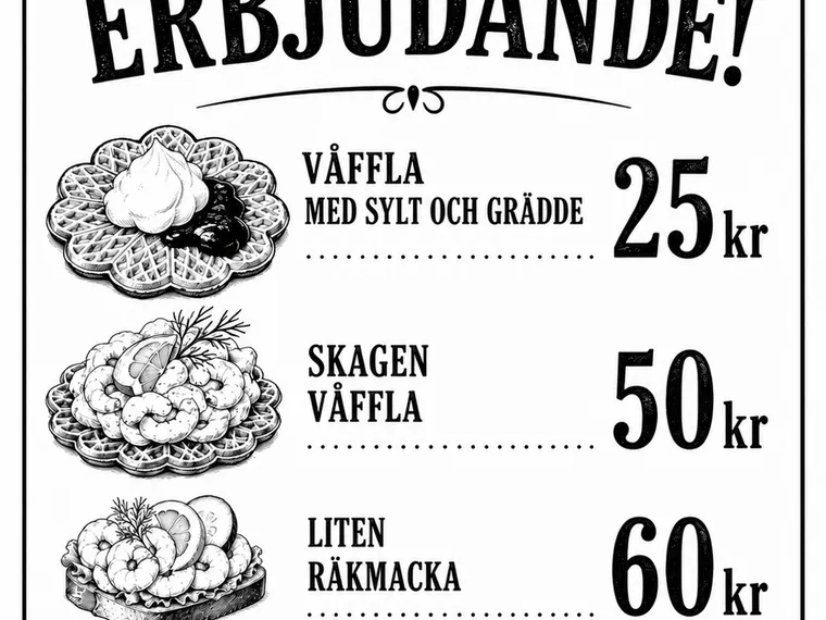 Fredagsträff med god mat och fika på Folkets hus – Norrtälje