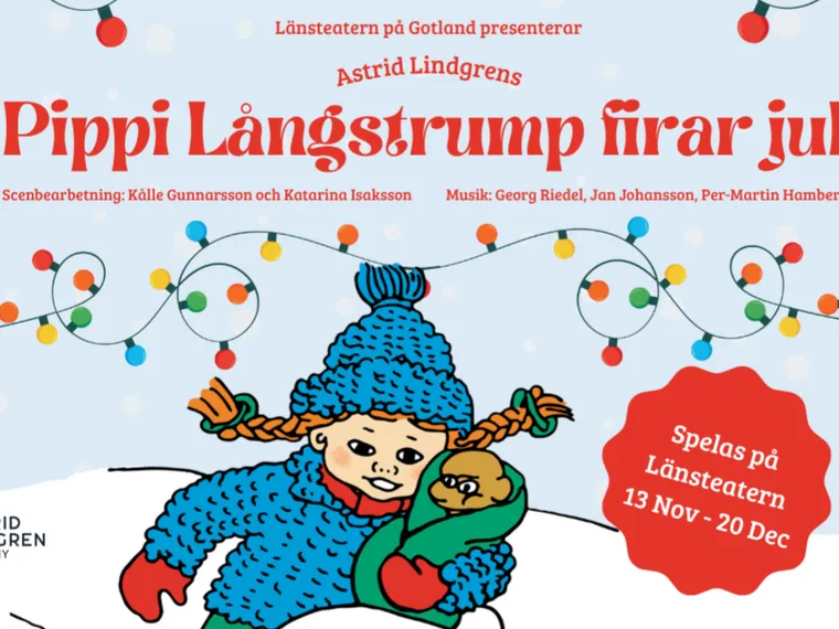 Pippi Långstrump firar jul – Visby