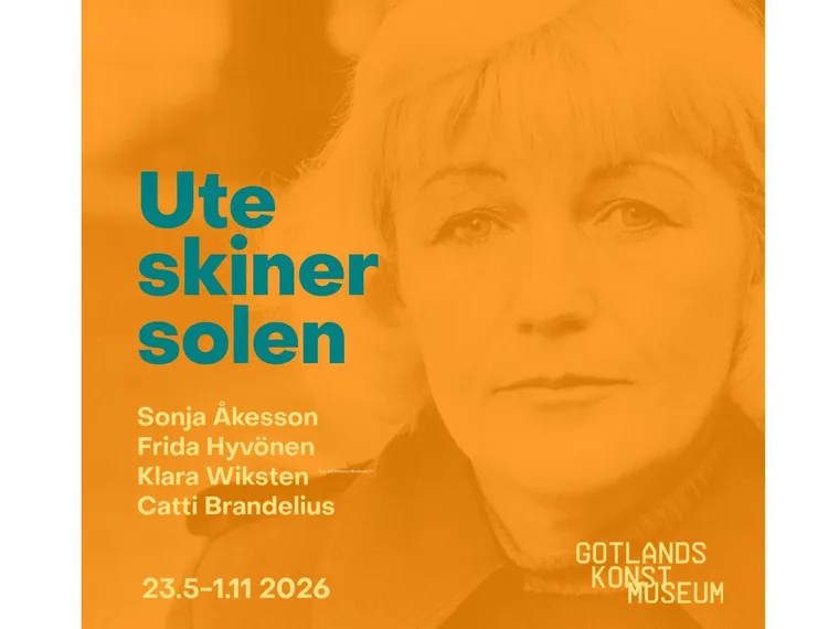 Samtal om Sonja Åkesson och utställningen Ute skiner solen – Visby