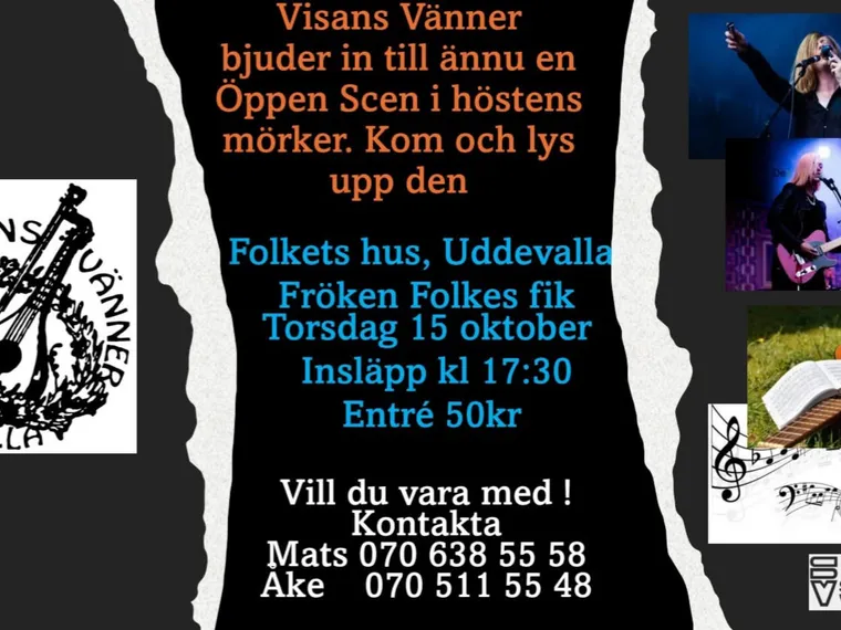 Öppen scen med Visans Vänner