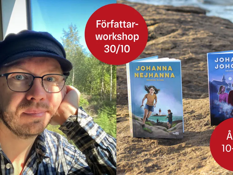 Författarworkshop för unga med Emanuel Blume