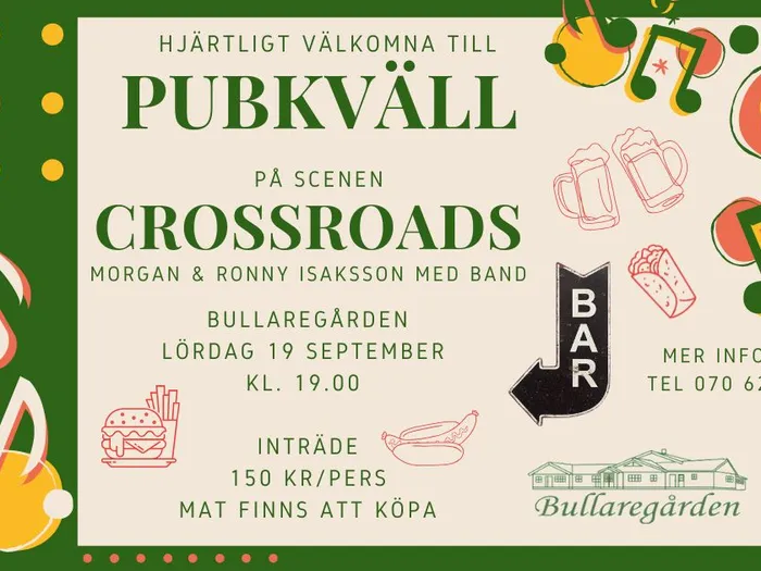 Pubkväll med Crossroads