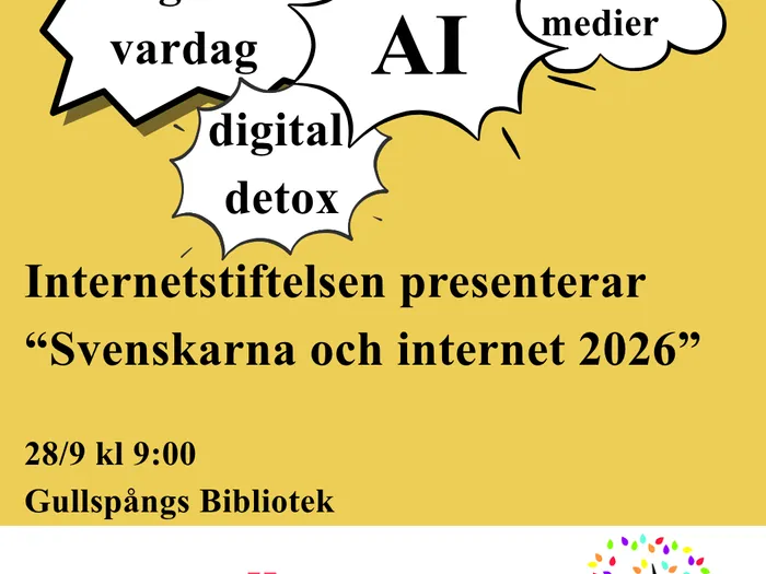 Presentation om Sveriges internetvanor