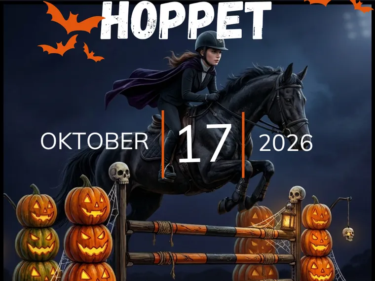 Halloweenhoppet 2026 på LYRF lördagen den 17 oktober