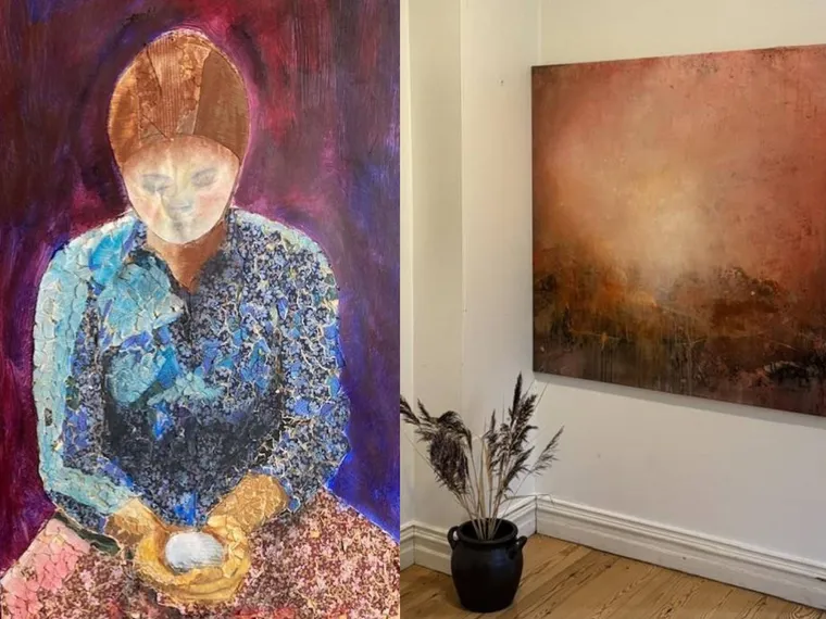 Lena Lindmark och Petra Gyltman ställer ut i Lilla Galleriet