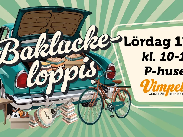 Bakluckeloppis på Vimpeln - Alingsås Köpcenter